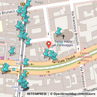 Mappa Viale Tibaldi, 20136 Milano MI, Italia (0.084)