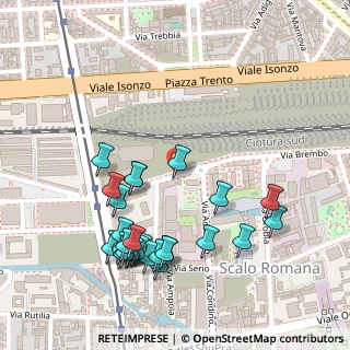 Mappa Via Giovanni Lorenzini, 20139 Milano MI, Italia (0.26786)