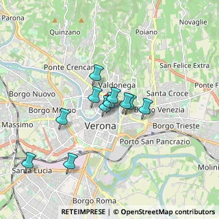 Mappa Via Rosa, 37121 Verona VR, Italia (1.30455)
