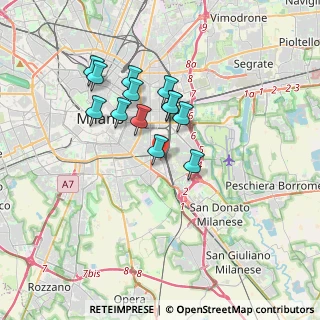 Mappa Via Toffetti, 20139 Milano MI, Italia (2.87308)
