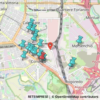 Mappa Via Toffetti, 20139 Milano MI, Italia (0.9415)