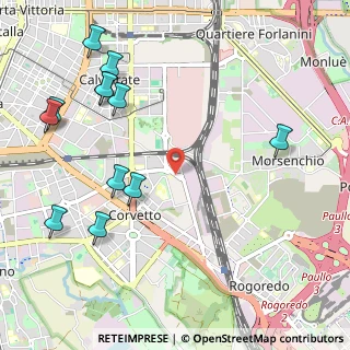Mappa Via Toffetti, 20139 Milano MI, Italia (1.3175)