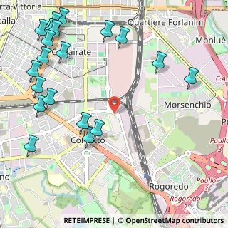 Mappa Via Toffetti, 20139 Milano MI, Italia (1.4625)