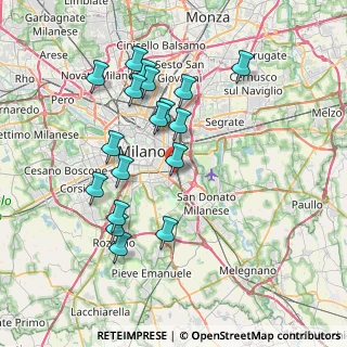 Mappa Via Toffetti, 20139 Milano MI, Italia (7.37278)