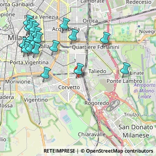 Mappa Via Toffetti, 20139 Milano MI, Italia (2.7605)