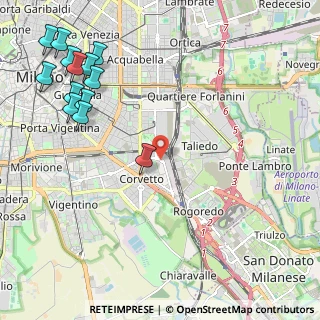 Mappa Via Toffetti, 20139 Milano MI, Italia (2.87462)