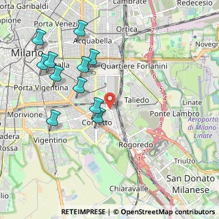 Mappa Via Toffetti, 20139 Milano MI, Italia (2.16545)