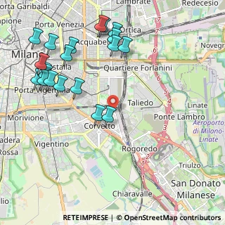 Mappa Via Toffetti, 20139 Milano MI, Italia (2.5035)