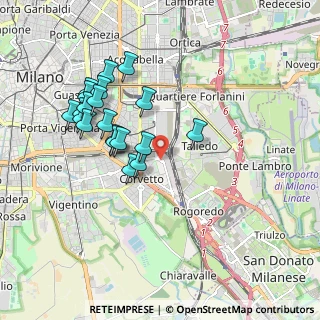 Mappa Via Toffetti, 20139 Milano MI, Italia (1.797)