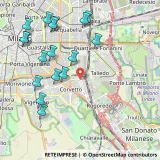Mappa Via Toffetti, 20139 Milano MI, Italia (2.55471)