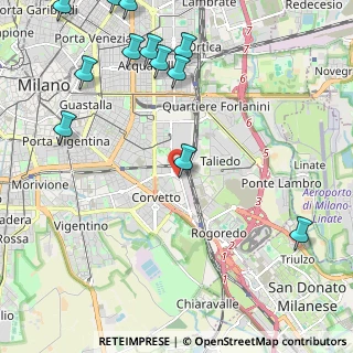 Mappa Via Toffetti, 20139 Milano MI, Italia (2.93917)