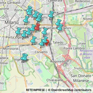 Mappa Via Toffetti, 20139 Milano MI, Italia (2.088)