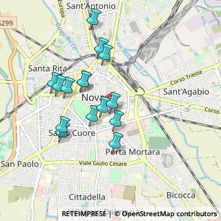 Mappa Via Generale Ettore Perrone, 28100 Novara NO, Italia (0.836)