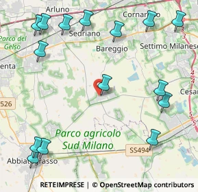 Mappa Via G. Puccini, 20046 Cisliano MI, Italia (5.69133)