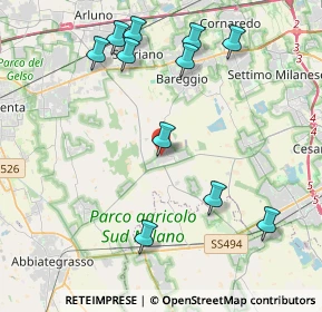 Mappa Via G. Puccini, 20046 Cisliano MI, Italia (4.51455)