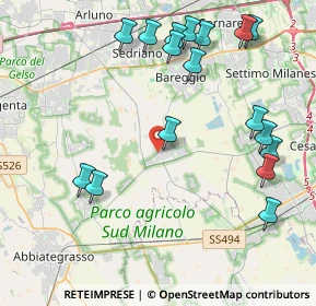 Mappa Via Giuseppe Garibaldi, 20080 Cisliano MI, Italia (4.83353)