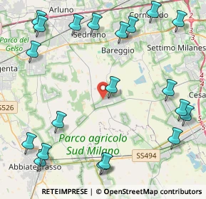 Mappa Via Giuseppe Garibaldi, 20080 Cisliano MI, Italia (5.741)