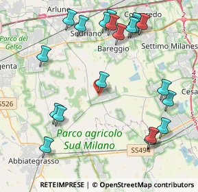 Mappa Via Giuseppe Garibaldi, 20080 Cisliano MI, Italia (4.916)