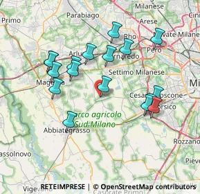 Mappa Via Giuseppe Garibaldi, 20080 Cisliano MI, Italia (7.02882)