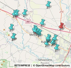 Mappa Via Monte Ortigara, 35035 Mestrino PD, Italia (3.87)