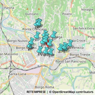 Mappa Lungadige Panvinio, 37121 Verona VR, Italia (1.2195)