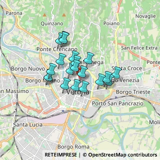 Mappa Via S. Salvatore Vecchio, 37121 Verona VR, Italia (1.2385)
