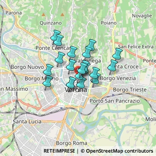 Mappa Via S. Salvatore Vecchio, 37121 Verona VR, Italia (1.1185)