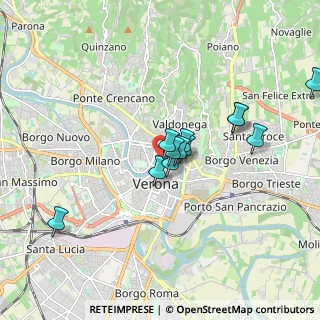 Mappa Via S. Salvatore Vecchio, 37121 Verona VR, Italia (1.46667)