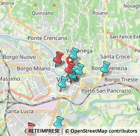 Mappa Via S. Salvatore Vecchio, 37121 Verona VR, Italia (1.735)