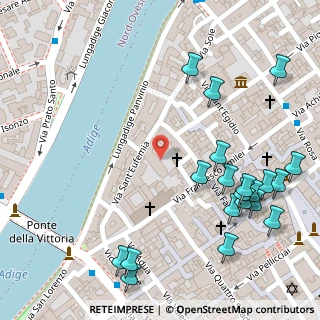 Mappa Via San Salvatore Vecchio, 37121 Verona VR, Italia (0.1705)