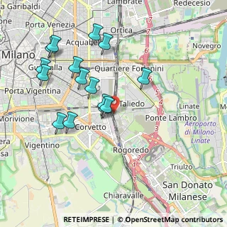 Mappa Via Giacomo Medici del Vascello, 20137 Milano MI, Italia (1.93533)