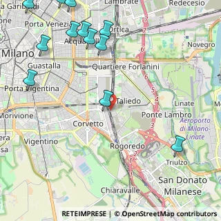 Mappa Via Giacomo Medici del Vascello, 20137 Milano MI, Italia (3.0775)