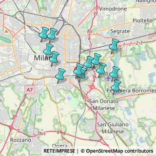 Mappa Via Giacomo Medici del Vascello, 20137 Milano MI, Italia (2.98462)