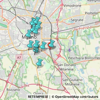 Mappa Via Giacomo Medici del Vascello, 20137 Milano MI, Italia (3.40786)