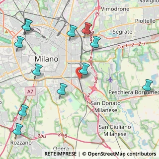 Mappa Via Giacomo Medici del Vascello, 20137 Milano MI, Italia (5.61417)