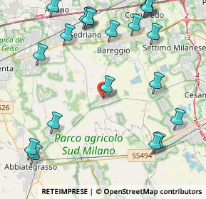Mappa Via Roma, 20080 Cisliano MI, Italia (5.5015)