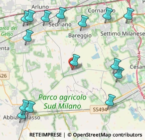 Mappa Via Roma, 20080 Cisliano MI, Italia (5.70067)