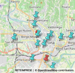 Mappa Via Maddalena di Canossa, 37123 Verona VR, Italia (1.95462)