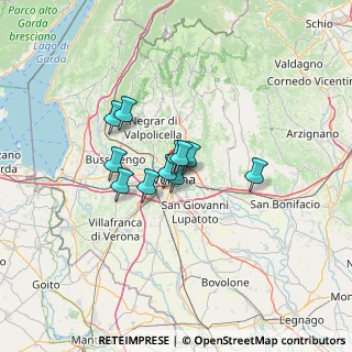 Mappa Via S. Maria Antica, 37121 Verona VR, Italia (7.98636)