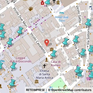 Mappa Via Arche Scaligere, 37121 Verona VR, Italia (0.1215)