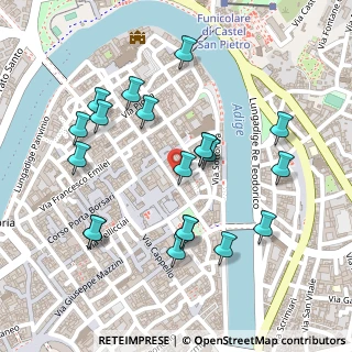 Mappa Via Arche Scaligere, 37121 Verona VR, Italia (0.2465)