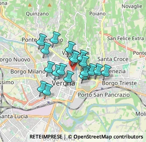 Mappa Via Arche Scaligere, 37121 Verona VR, Italia (1.14842)