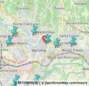 Mappa Via Arche Scaligere, 37121 Verona VR, Italia (2.96364)
