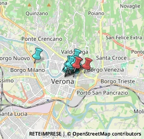 Mappa Via Arche Scaligere, 37121 Verona VR, Italia (0.46625)
