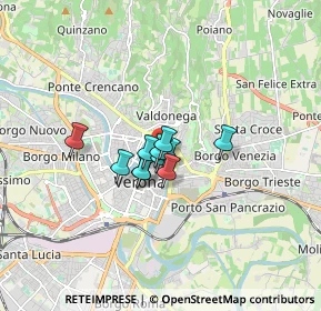 Mappa Via Arche Scaligere, 37121 Verona VR, Italia (0.87455)