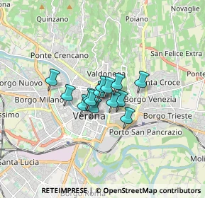 Mappa Via Arche Scaligere, 37121 Verona VR, Italia (0.86214)