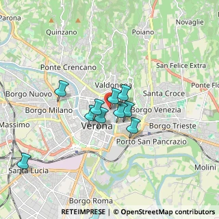 Mappa Via Santa Maria in Chiavica, 37121 Verona VR, Italia (1.56364)