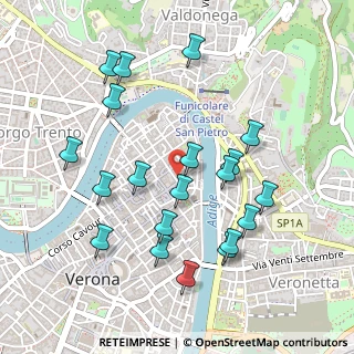 Mappa Piazza dei Signori, 37121 Verona VR, Italia (0.5025)
