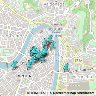 Mappa Piazza dei Signori, 37121 Verona VR, Italia (0.382)