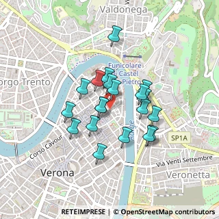 Mappa Via S. Maria Antica, 37121 Verona VR, Italia (0.3395)